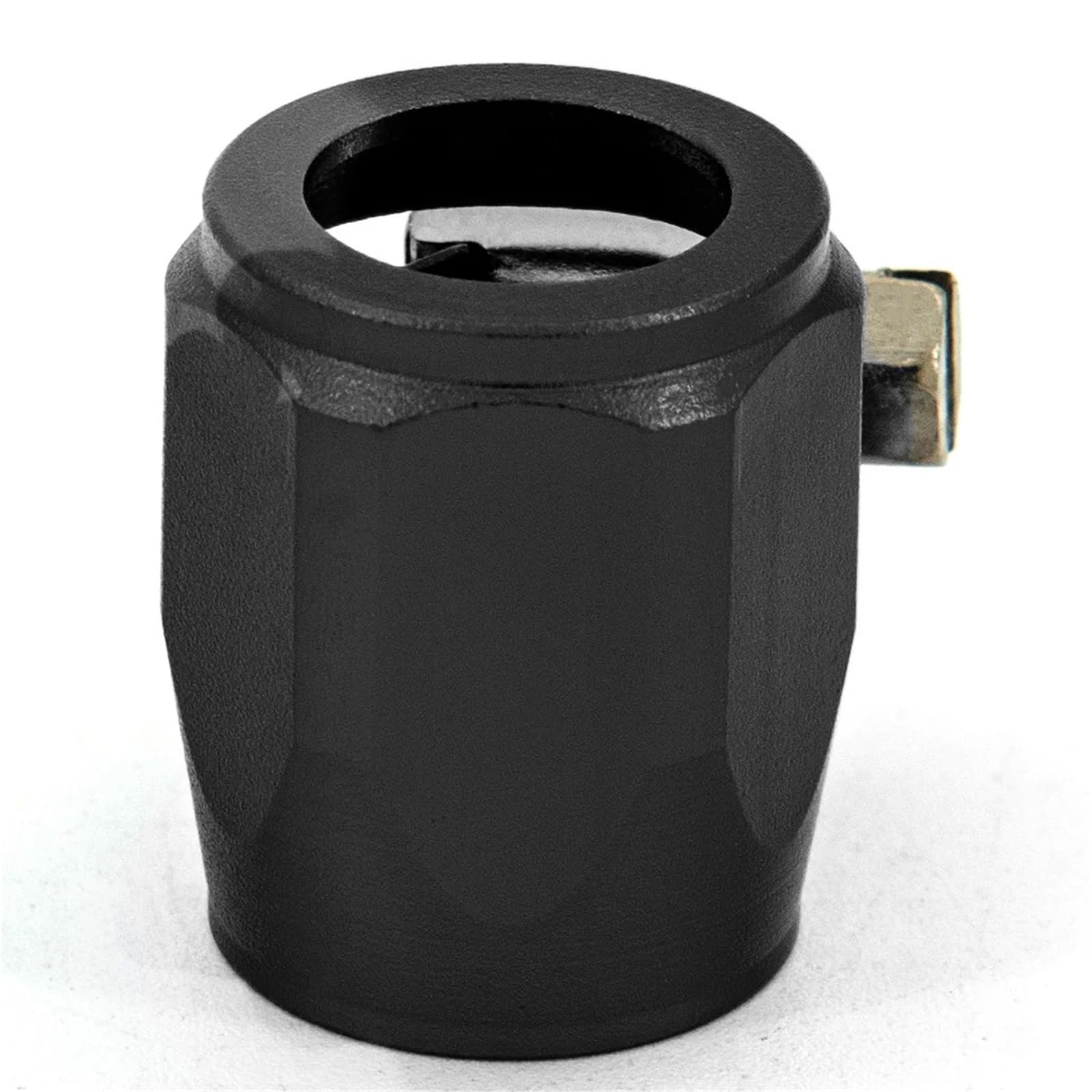 Energy AN4 AN6 An8 An10 AN12 AN14 AN16 AN18 37MM Hose Clamp End Finisher Aluminum Hose Connectors Hose Clamps ﻿(AN6 Black)
