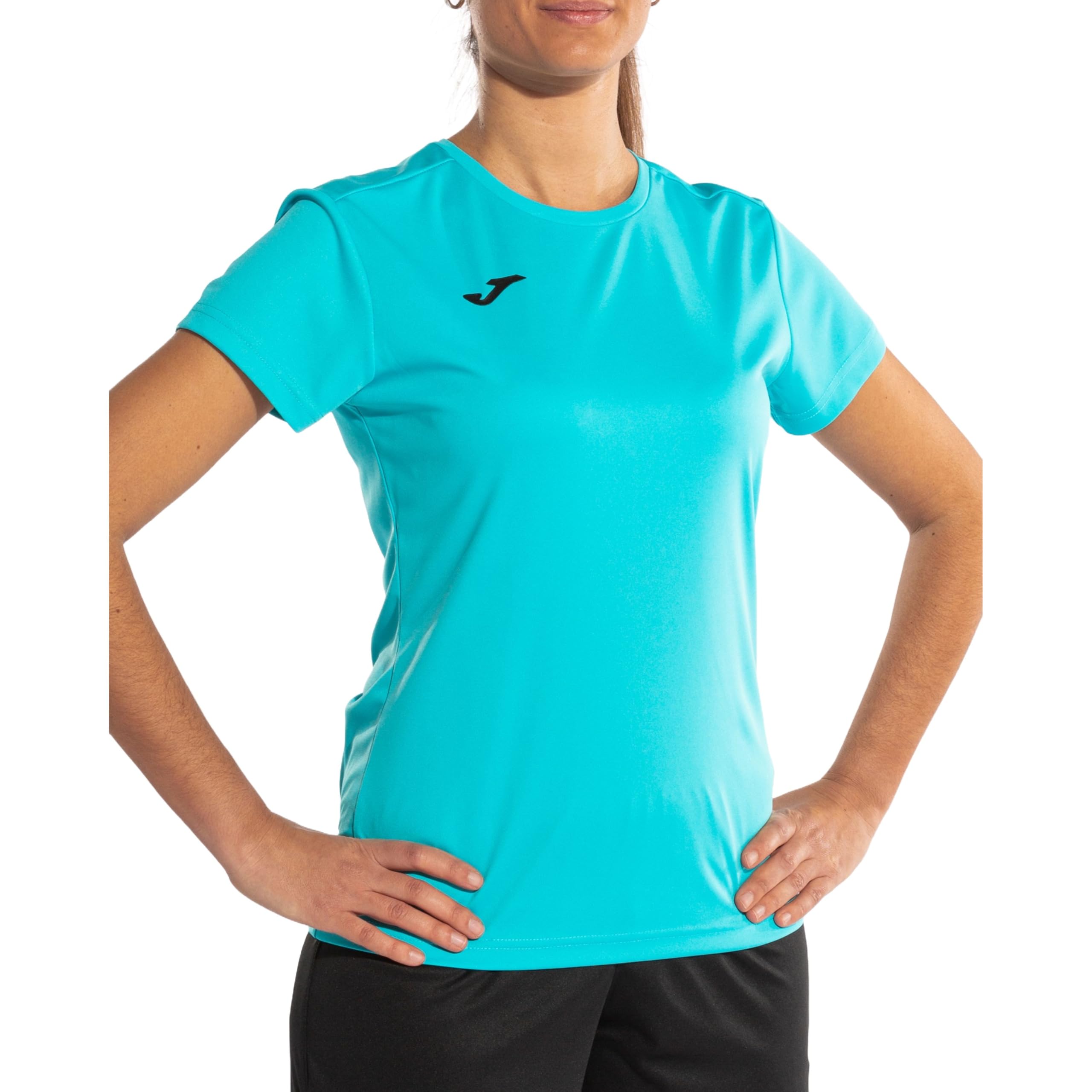 Joma Camiseta Deportiva Manga Corta Mujer, 6XS - 3XL - Mantiene Seco el Contacto con el Cuerpo, Ideal para Running o Gym - Combi — view 6