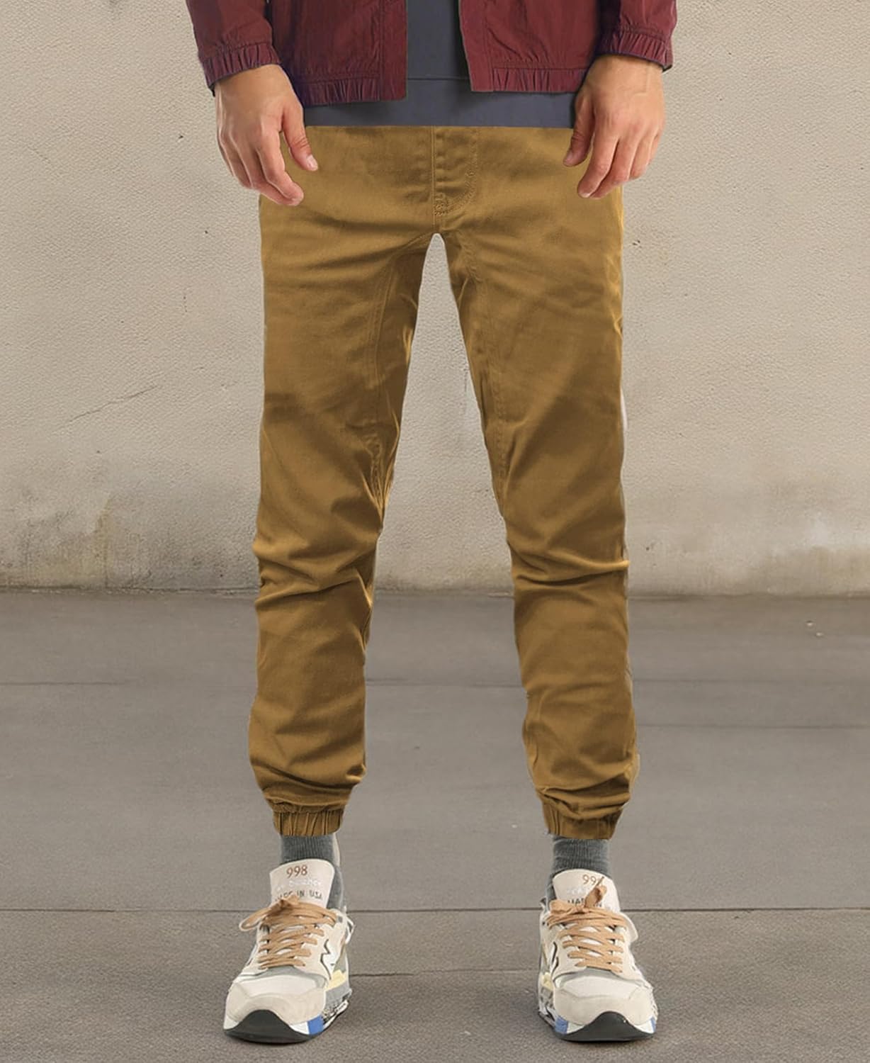 Southpole Boys Twill Jogger Pants in Basic Stretch Twill Fabric - Image 7