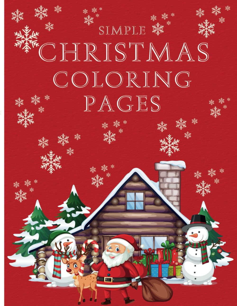 Simple Christmas Coloring Pages for Kids Simple Christmas Coloring