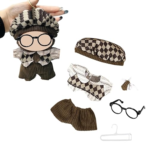 LABUBU Clothes Set, 6-Piece Outfit Accessories for 17cm Dolls