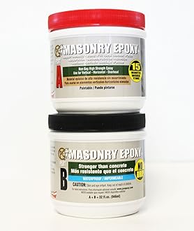 PC Products PC-Masonry Epoxy Adhesive Paste, Two-Part Repair 32 oz 73209 1