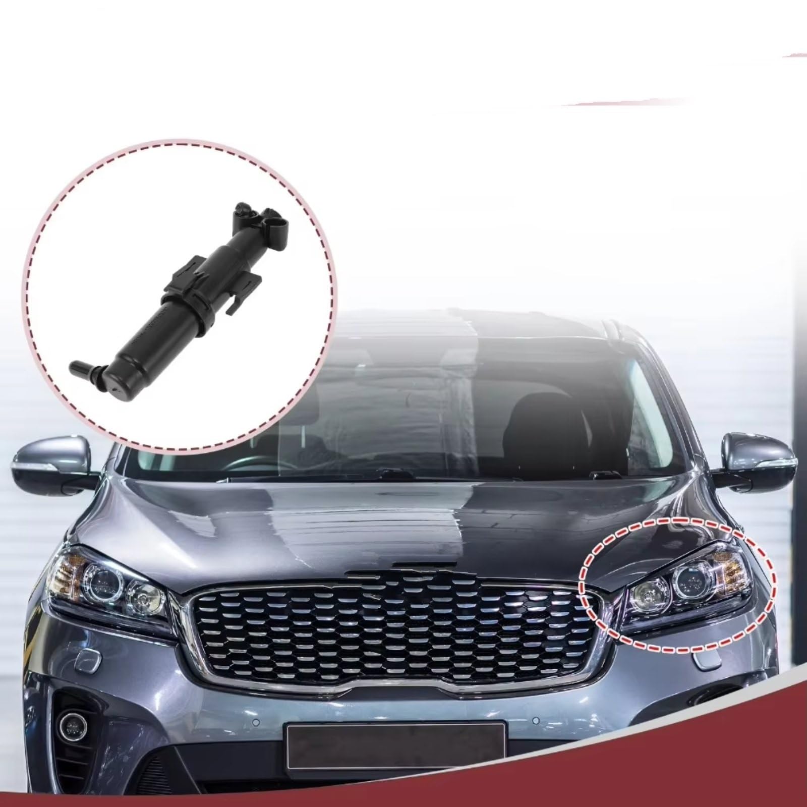 Inyector Lavafaros Compatible Con Para 535d Para Xdrive Para F10 2011-2016 1 Pieza Lhd Accesorios De Repuesto Para Arandela De Faro Delantero Del Conductor 61677149885