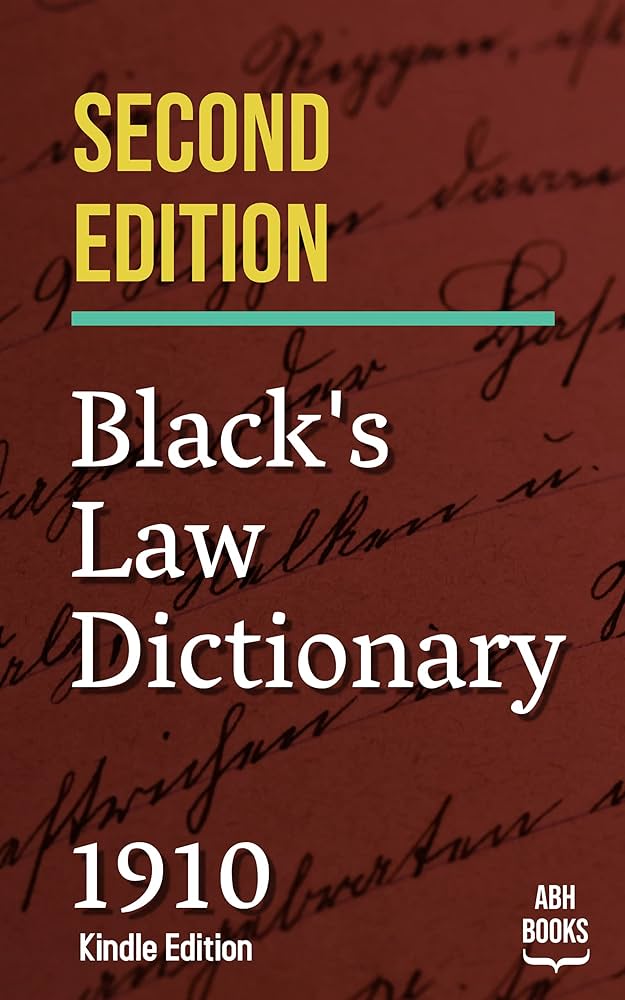 Amazon | Black's Law Dictionary - Second Edition of 1910