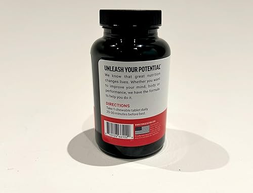 Miniatura 8 de FORCE FACTOR Melatonina masticable de 5 mg, suplemento sin medicamentos, vegano, sin OMG, sabor a cereza, 120 tabletas
