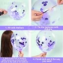 Party Propz Huge Mermaid Foil Balloons - 7 Pcs For Birthday Decorations | Happy Birthday Theme For Girls | Kids Party Decorations, Multicolor gallery image