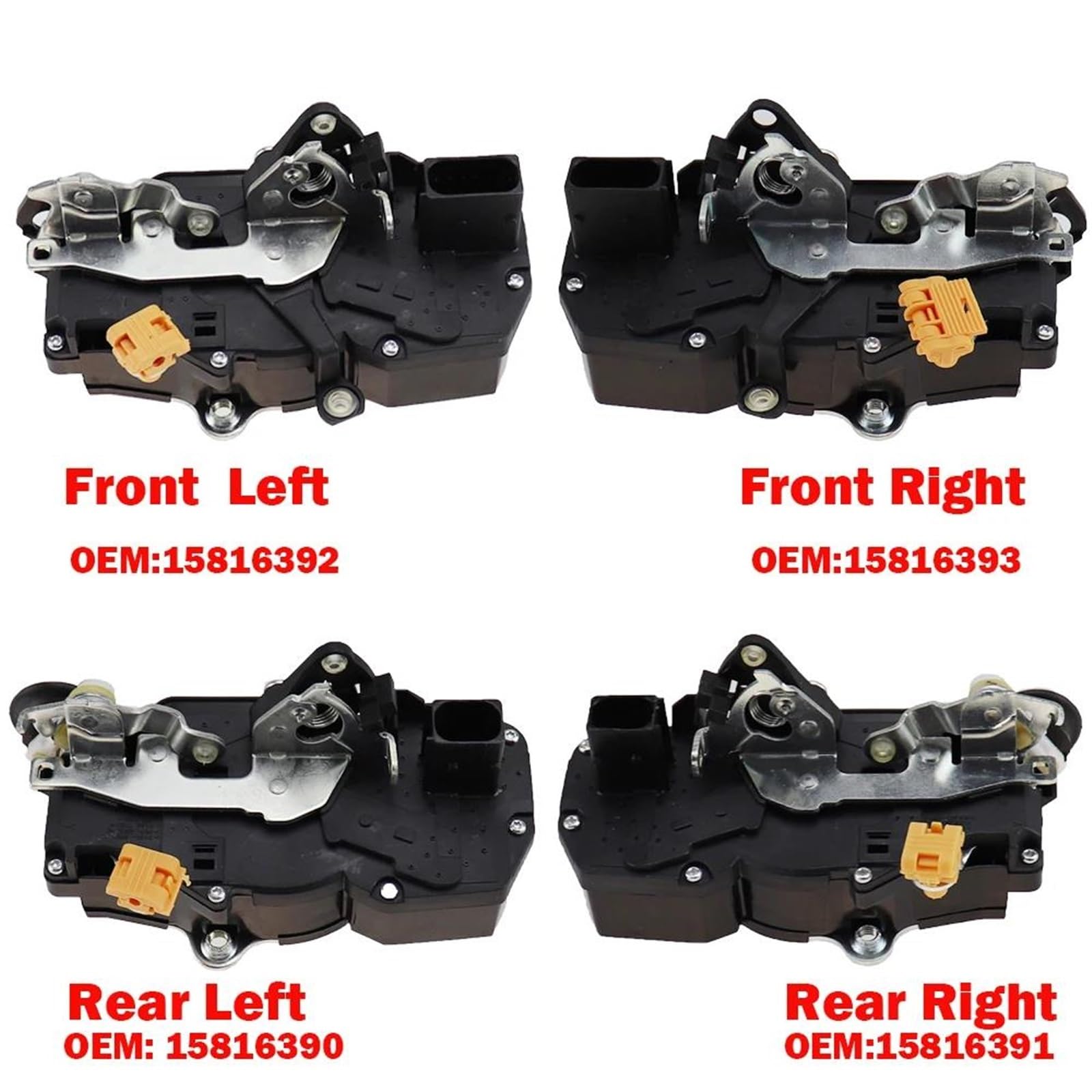 Auto Serratura Attuatore 15816392 15816390 15816393 Per Hummer Per H2 Per Meccanismo 2003-2007 Attuatore Serratura Porta Anteriore Posteriore Sinistro Destro(Front Left)