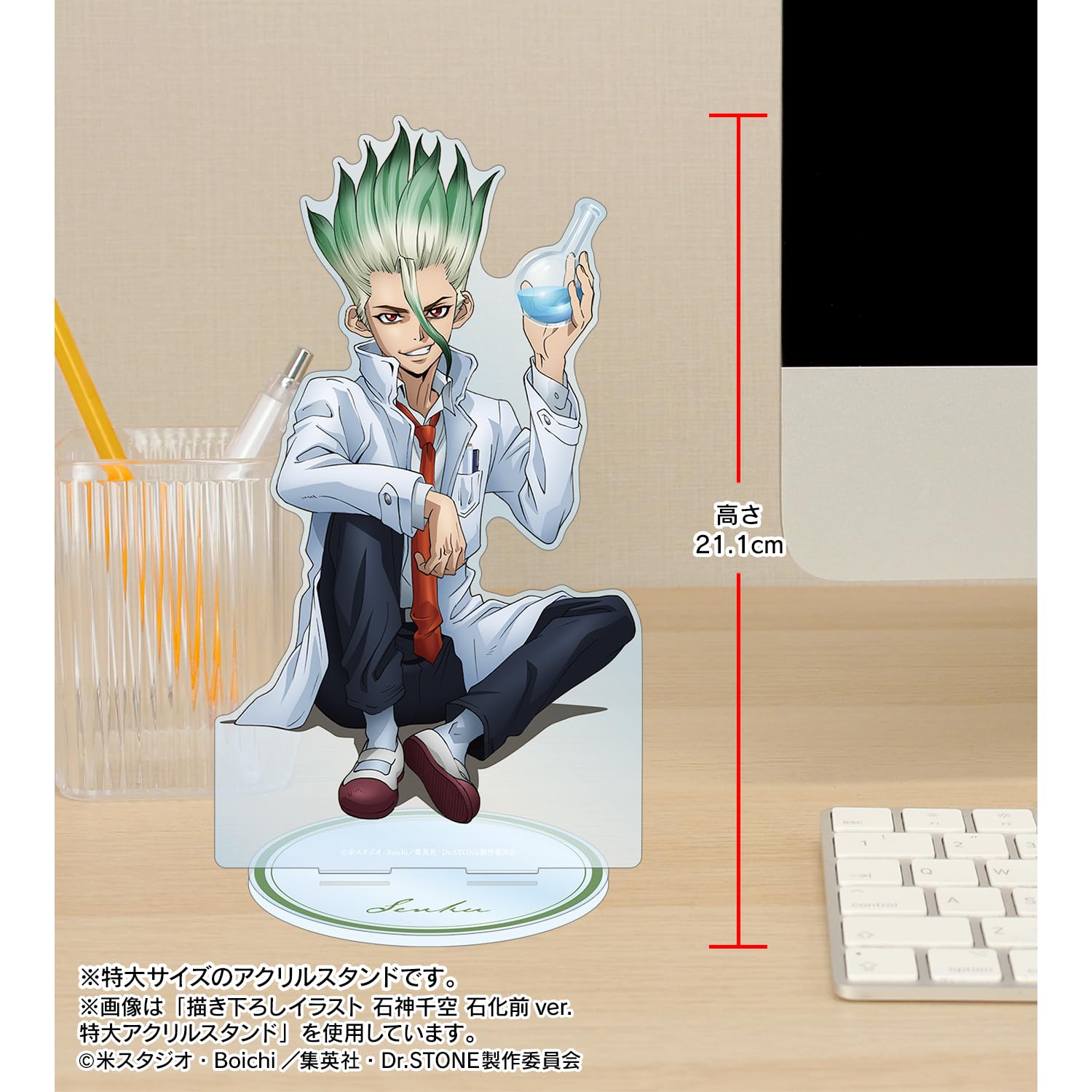 Dr.STONE 西園寺羽京 石化前ver. BIGアクリルスタンド Dr.STONE 西園寺羽京 BIGアクリルスタンド 石化前ver. - メルカリ