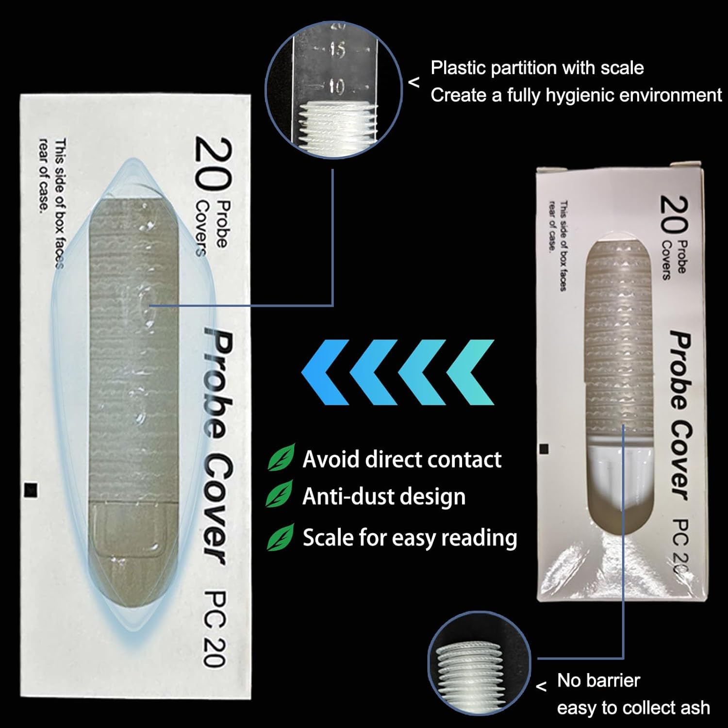 Disposable Ear Thermometer Probe Covers - Upgraded Vers Thermometers