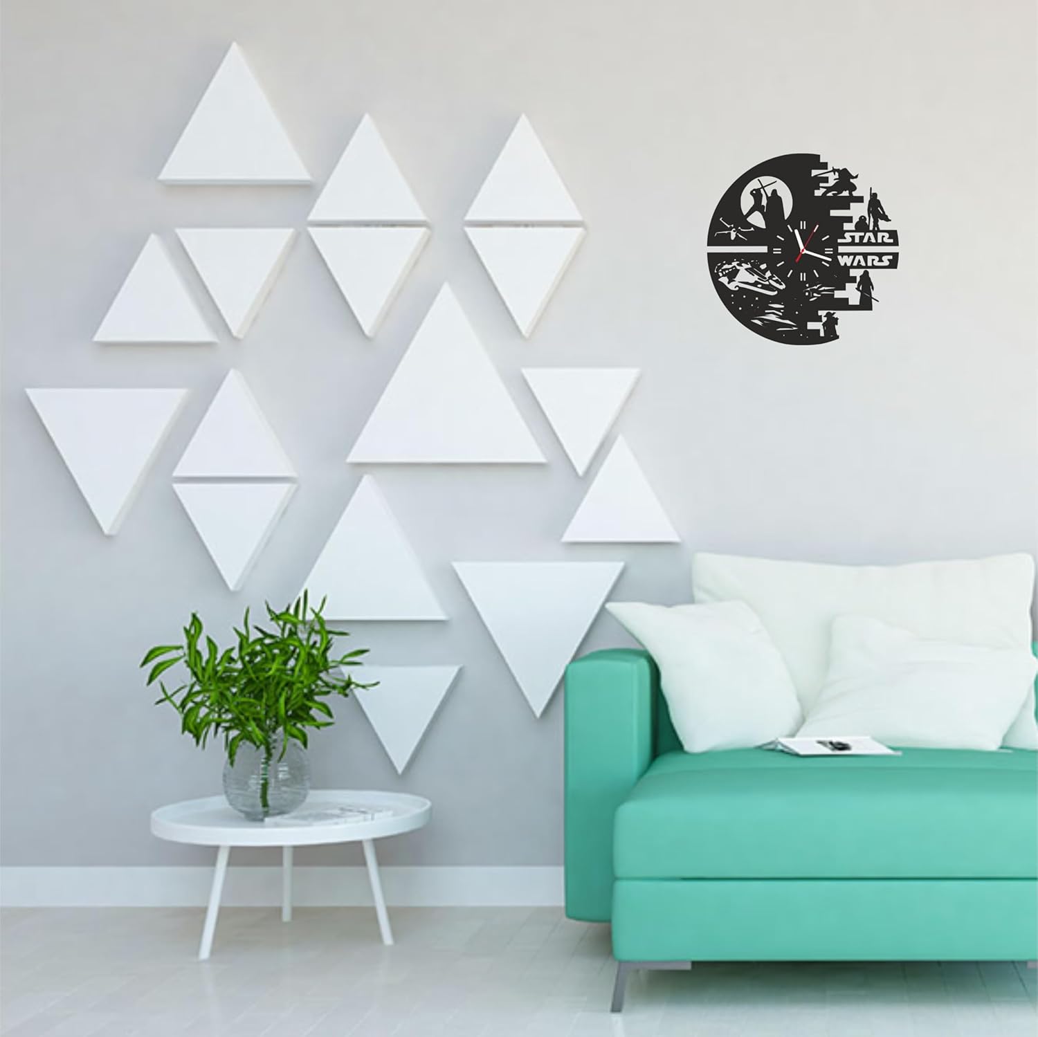 Wooden Wall Clock Christmas for Men Women Kids mom dad Girls Fans Superhero Birthday Party Supplies Decorations Home