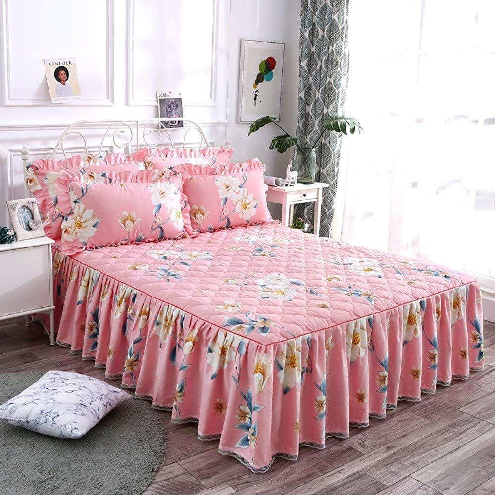 Couvre-lit élastique floral 120x200 cm fini les draps qui glissent la nuit