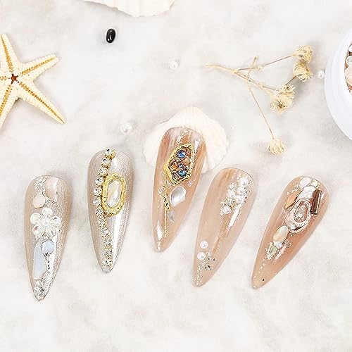 Miniatura 6 de 4 cajas de diamantes de imitación de diamantes de imitación 3D de flores de rosas en 3D de resina acrílica diamantes de imitación de cristal 3D