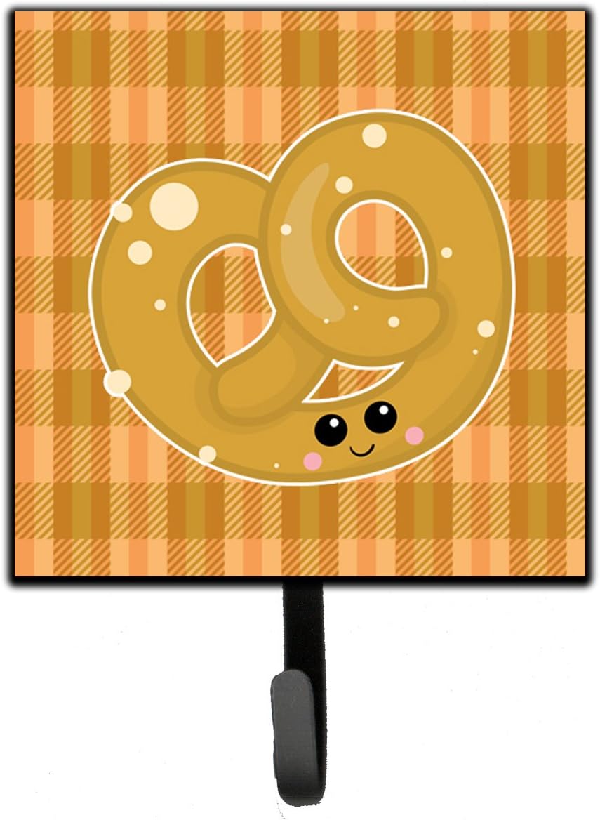 Caroline's Treasures BB6888SH4 Pretzel Leash or Key Holder, Wall Hooks, Key Hooks Holder, Coat Rack Wall Mount, Coat Hooks, Hooks for Hanging Keys, Towels, Aprons, Leashes,
