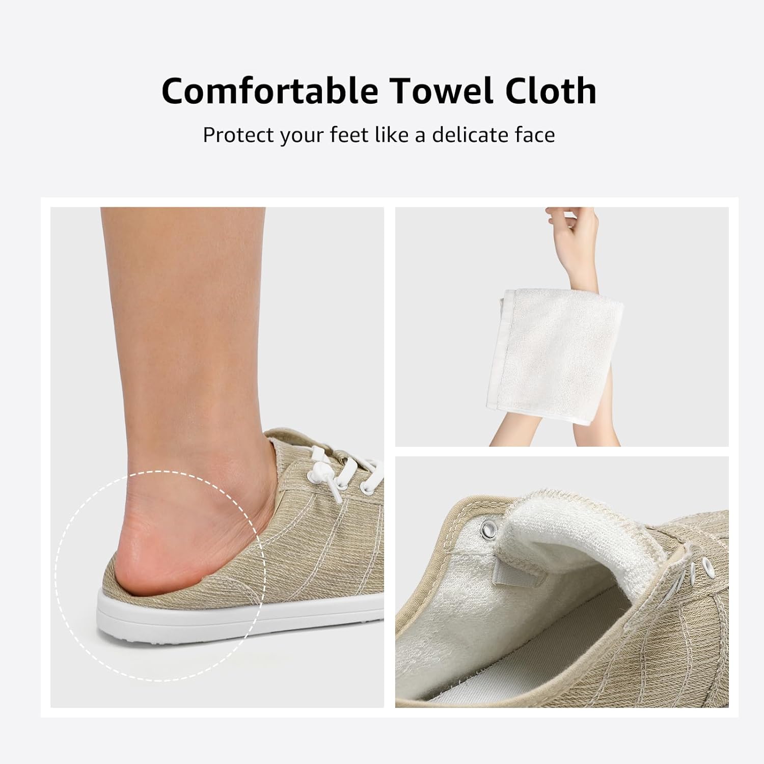 STQ Womens Slip On Shoes Orthopedic Walking Sneakers Casual Low Top Tennis Comfortable Classic - Image 3