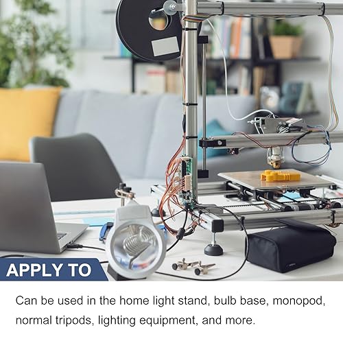 Miniatura 4 de METALLIXITY Convertir Adaptador de tornillo (0.315 in0.31 pulgadas), 10 unidades, acero de aleación de 14 pulgadas hembra a rosca macho de 38