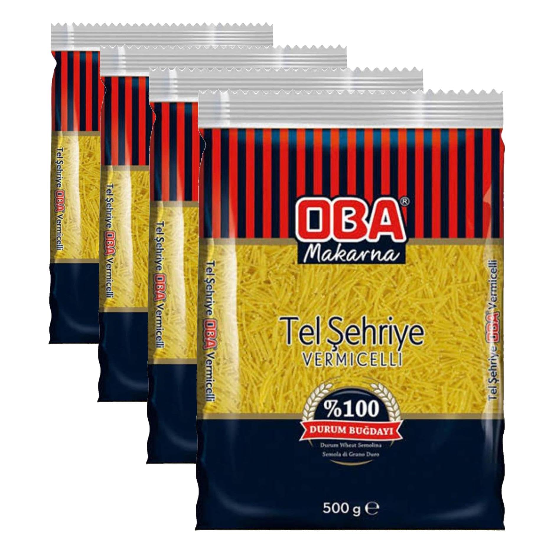 Oba Makarna Classic Tel Şehriye 500g (4 paketi)