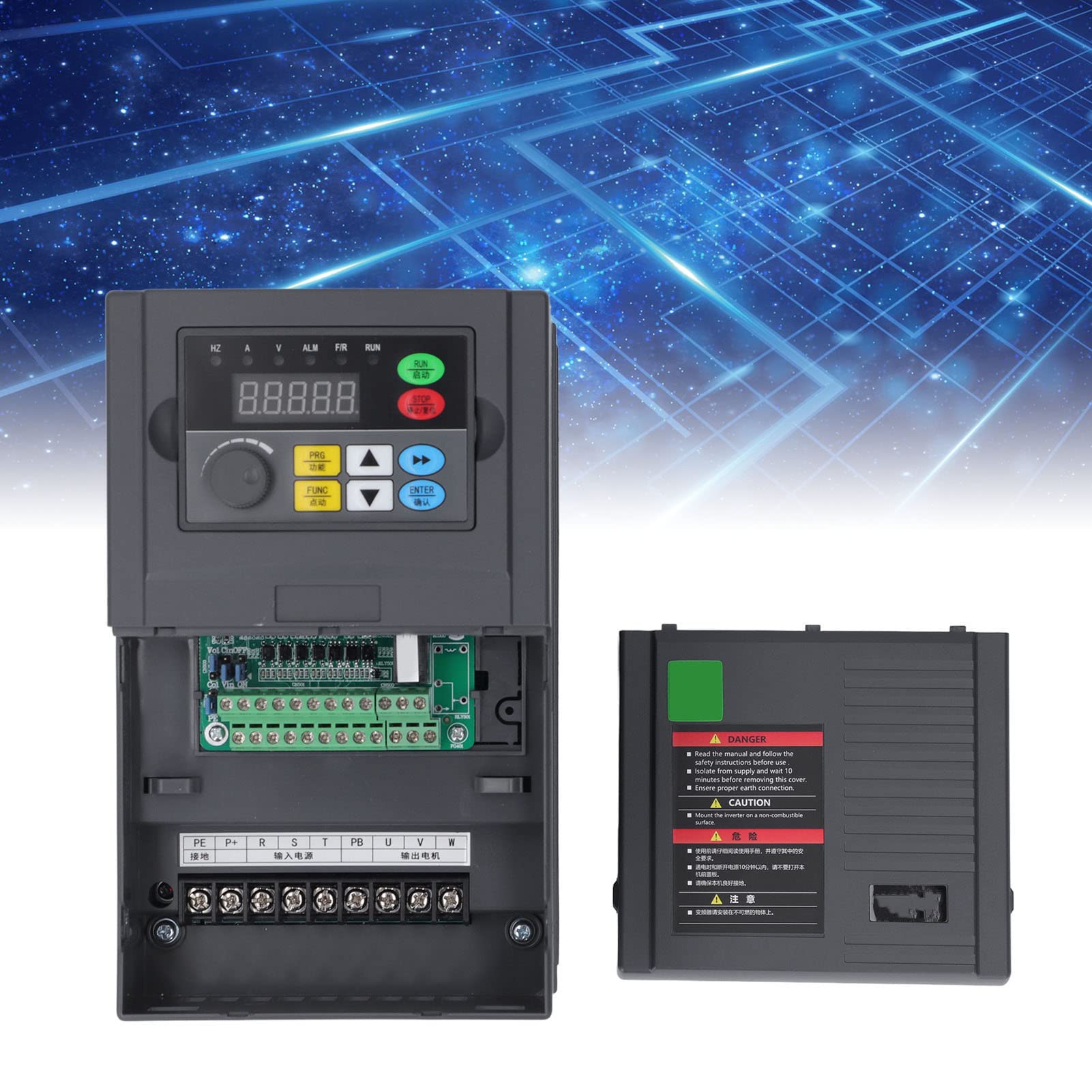 Amazon.co.jp: 3 相 380-440V AC 入力コンバーター、可変周波数