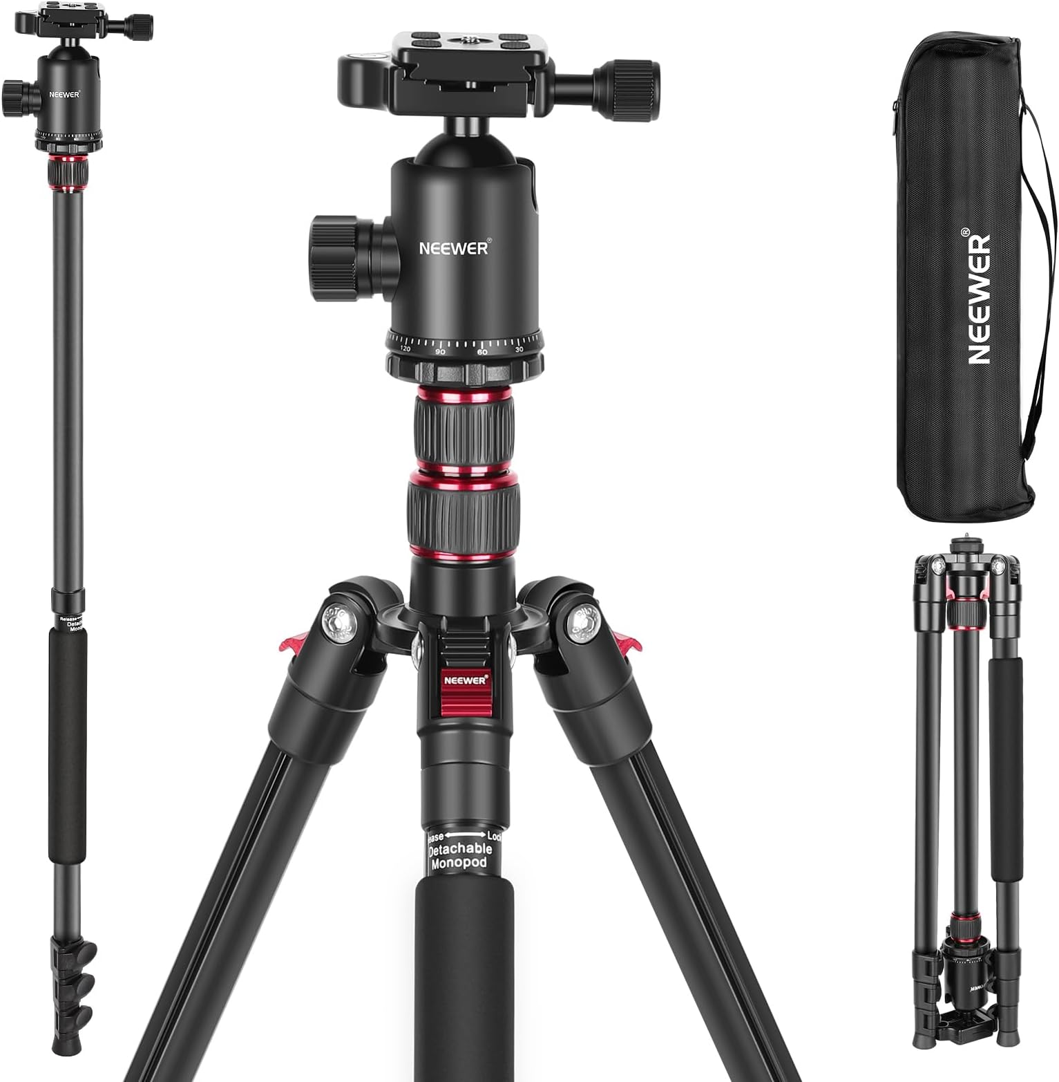 JOBY COMPACT ACTION KIT TREPIED 5 sect., 45.3-155.5cm, cap.1.5kg, support smartphone, poignée crosse JOBY COMPACT ACTION KIT TREPIED 5 sect., 45.3-155.5cm, cap.1.5kg, support smartphone, poignée crosse