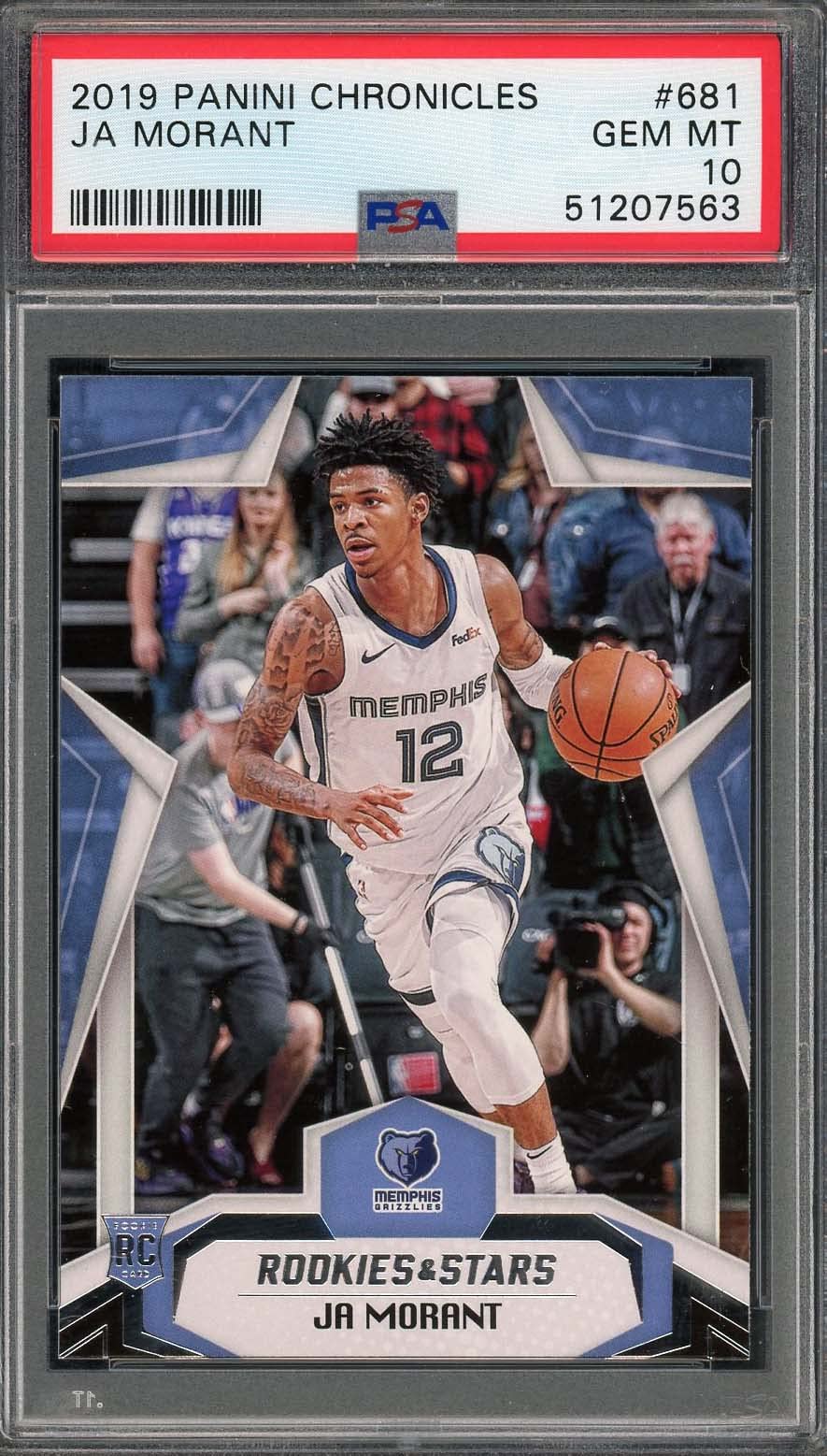 Ja Morant PSA 10 Chronicle RC one of one