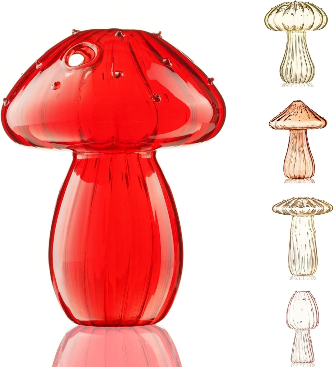 Mushroom Vase Small Vases for Table Decoration Bud Vase for Single