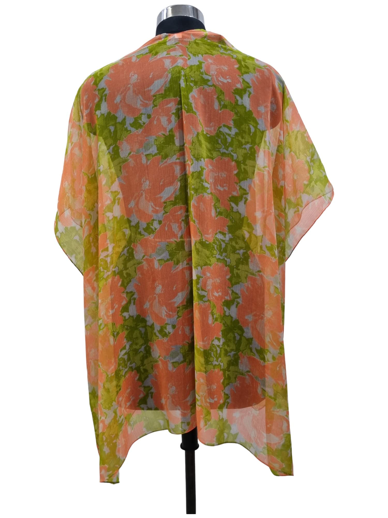 Elu ♥ Femmes Plage Cover Up Maillot de Bain Kimono Cardigan Casual Tops avec Imprimé Floral Bohème
