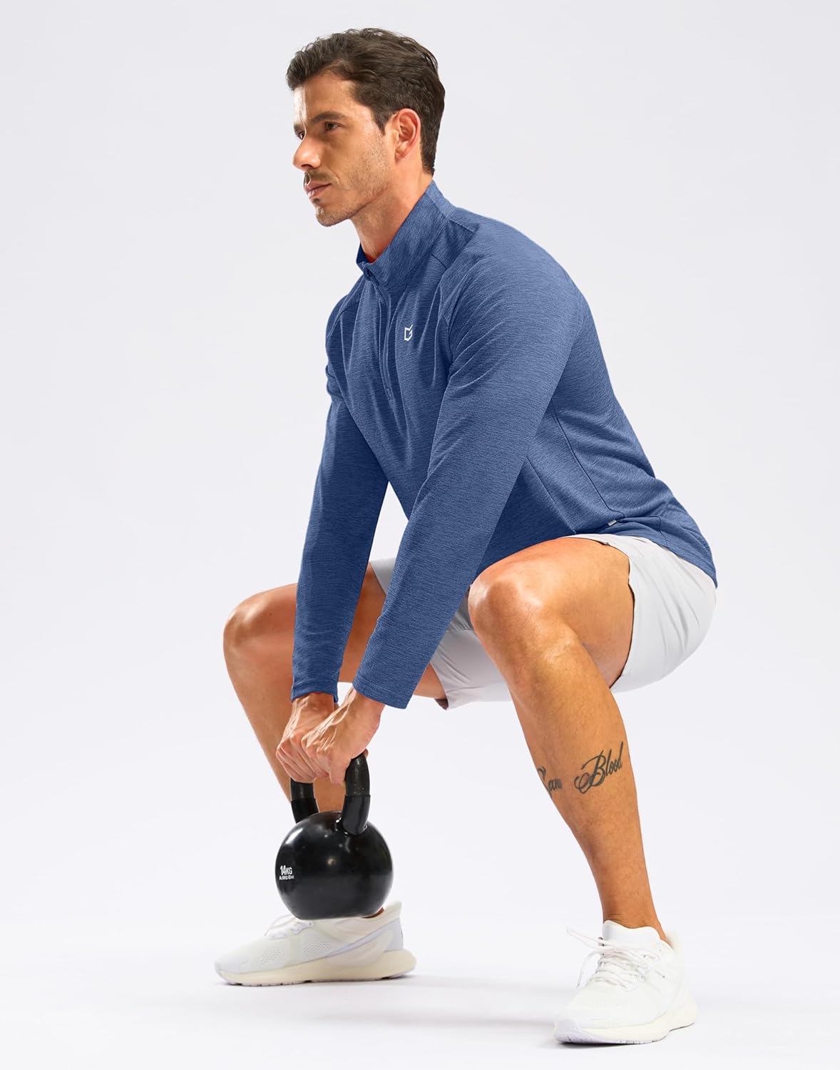 G Gradual Men's Running Shirts Long Sleeve Athletic Shirt Lightweight Quick Dry Quarter Zip Pullover for Men Workout Gym Golf - Image 7