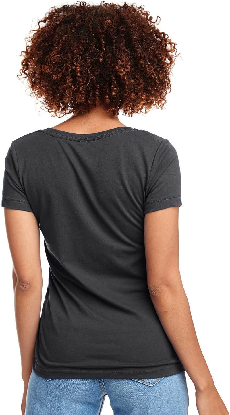 Next Level Womens Ideal V-Neck Tee (N1540) White l : Clothing, Shoes & Jewelry