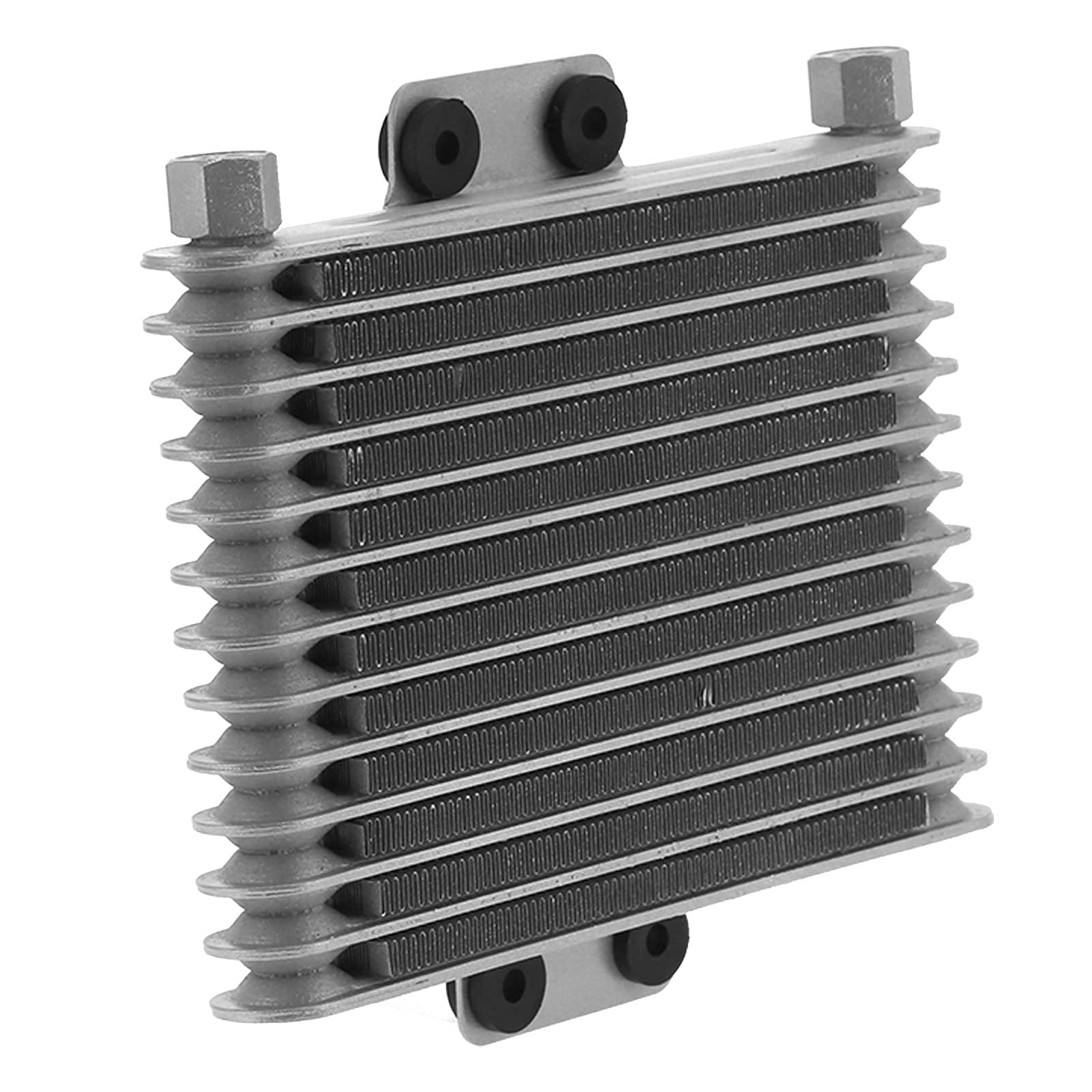 Radiatore Radiatore Radiatore di Radiatore in Alluminio in Lega Argentata Universale per Motocicletta Automobilistica