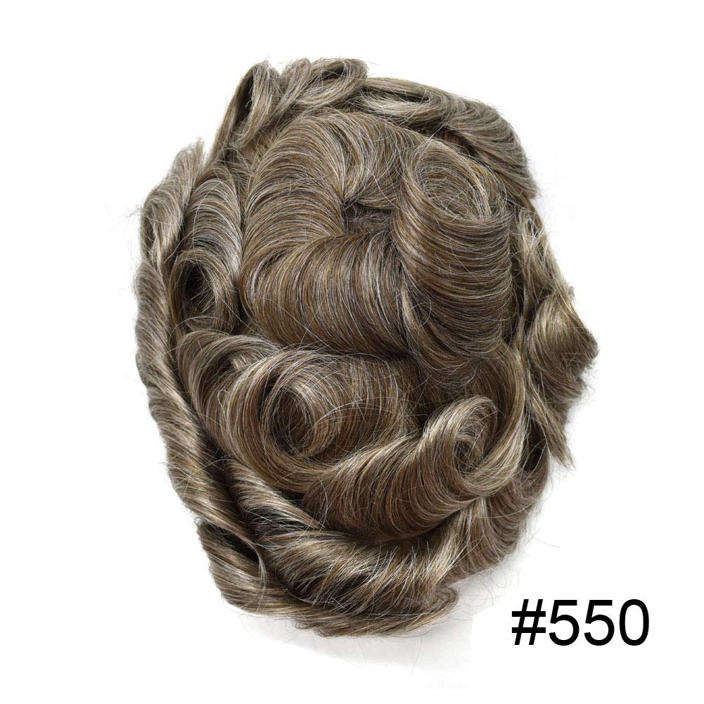 Perruque Pour Homme En Cheveux 100% Naturels - Couleur Châtain - Longueur Courte - Bonnet Moyen - Neuf Avec étiquettes