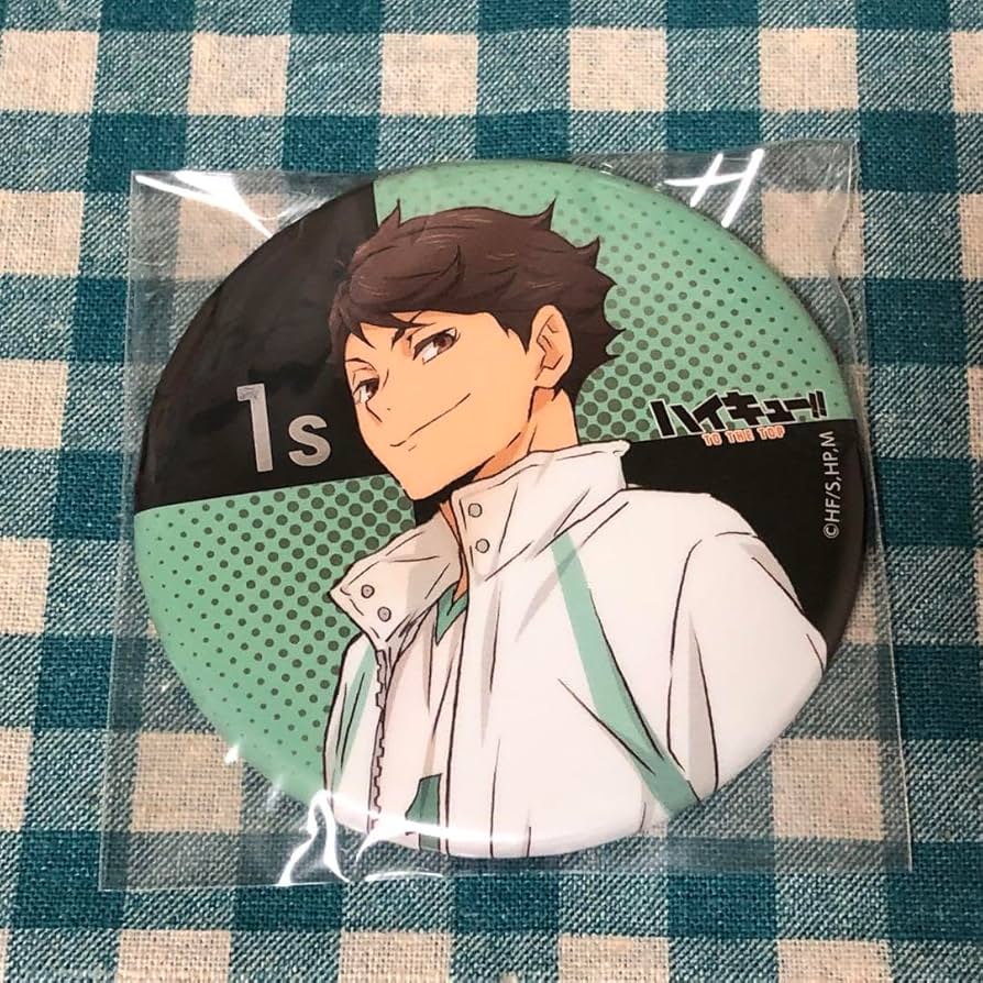 ハイキュー　缶バッジ　ナンジャタウン　及川 ハイキュー缶バッジナンジャタウン及川