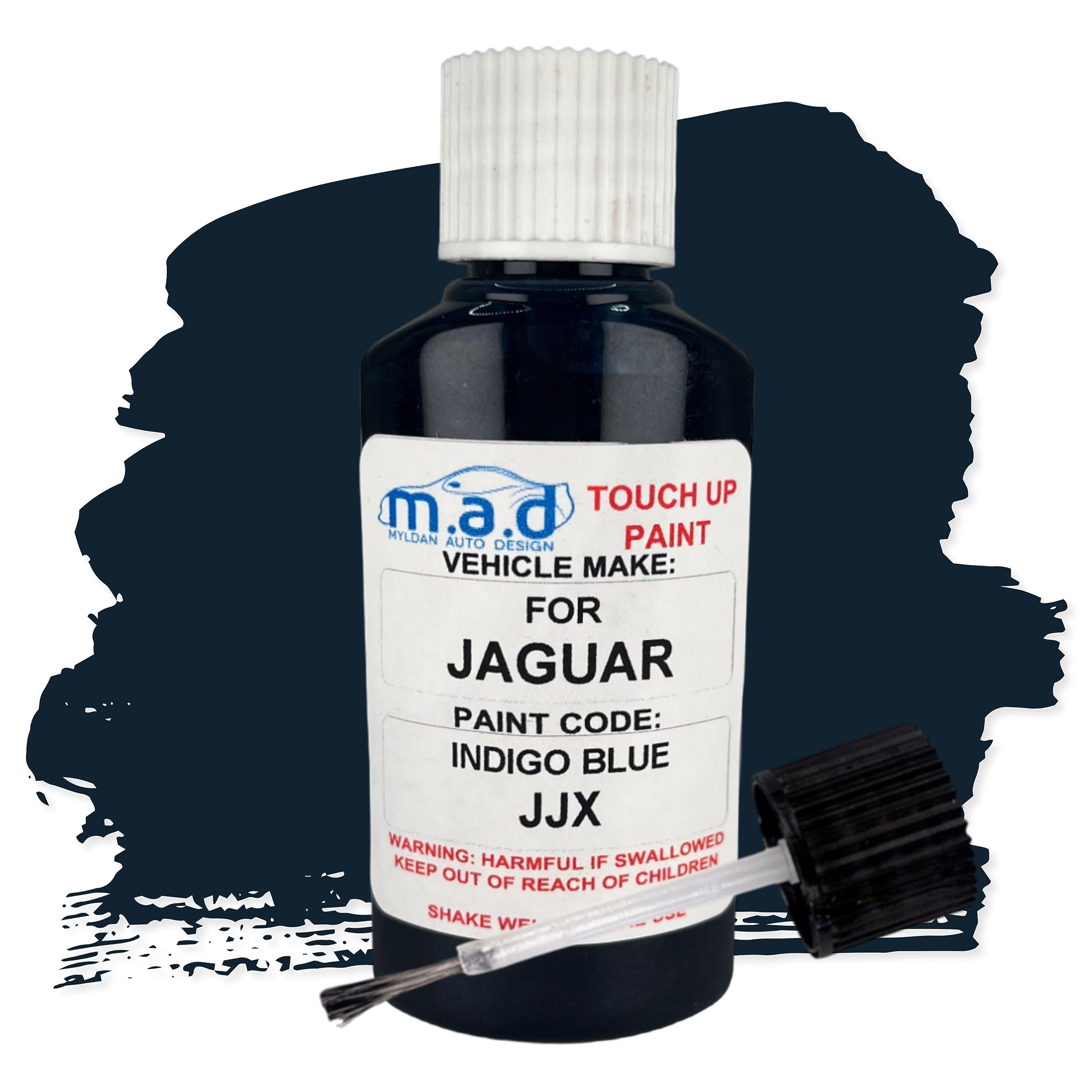 M.a.d Myldan Auto Design Paint, Primer & Lacquer M.a.d Jaguar Indigo Blue Jjx Paint Touch Up Kit Xf Xk Xkr E F Type Xj Fpace Touch Up Kit (, 30 Milliliters)