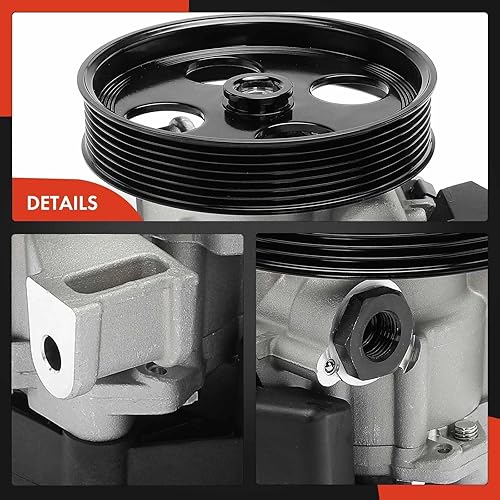 Miniatura 8 de A-Premium Bomba de dirección asistida, con depósito y polea, compatible con Mercedes-Benz C230 2003-2005, 1.8L de gas sobrealimentado, reemplazo #