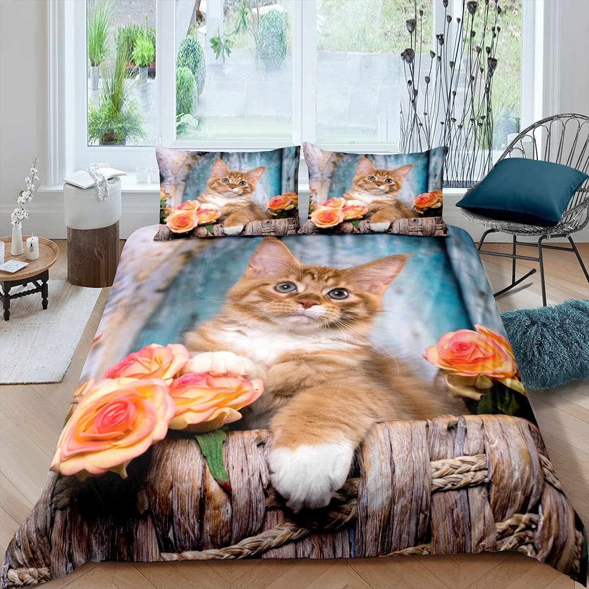 kids cat bedding