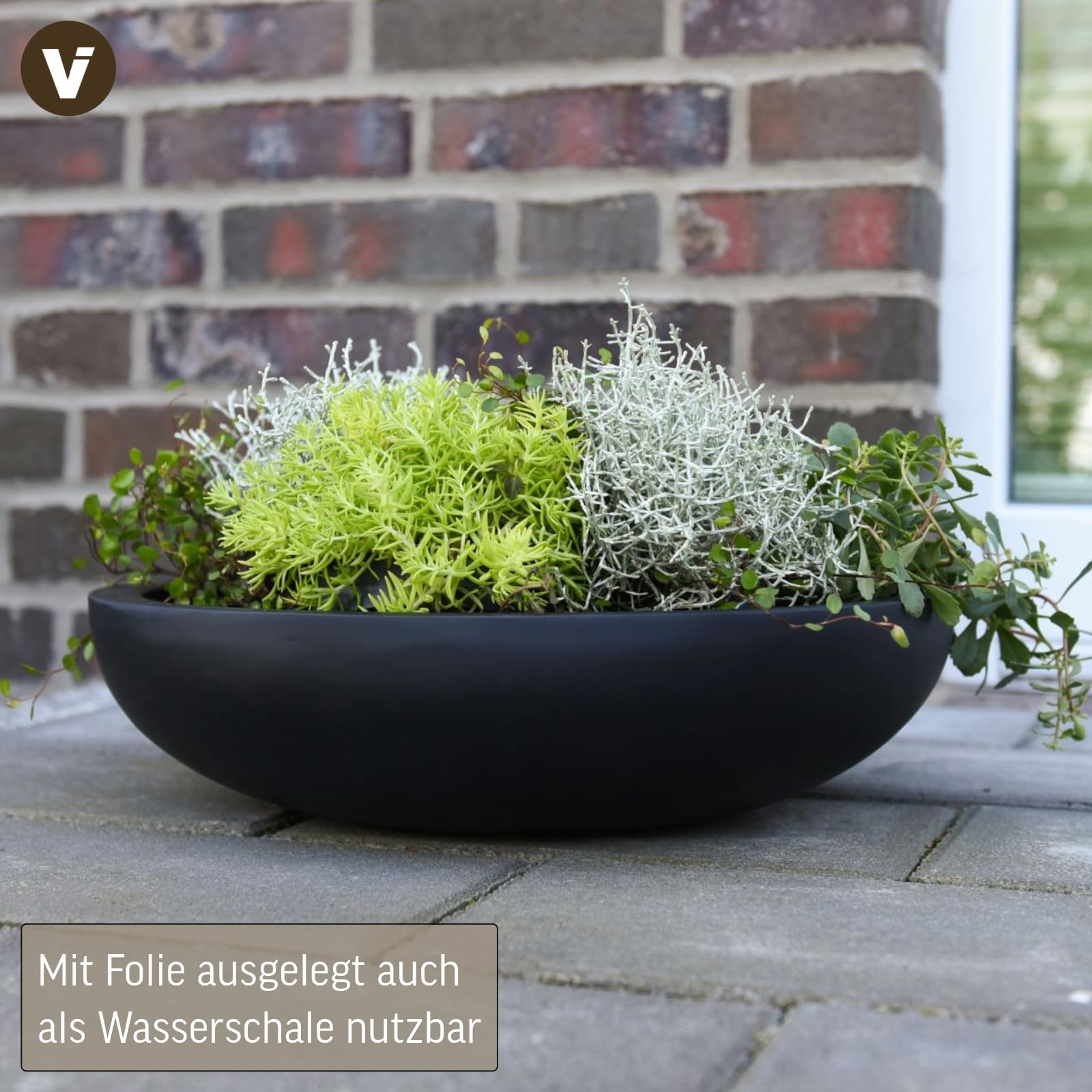 blumenkasten zum einhängen metall Blumenkasten FIONA Metall Blumenwandkorb H/B/T 25/110/24 cm Eisen, dun