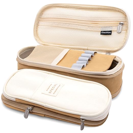 Buy FINEMOE Large Pencil Case, Canvas Bags Pen Pencil Pouch for Girls