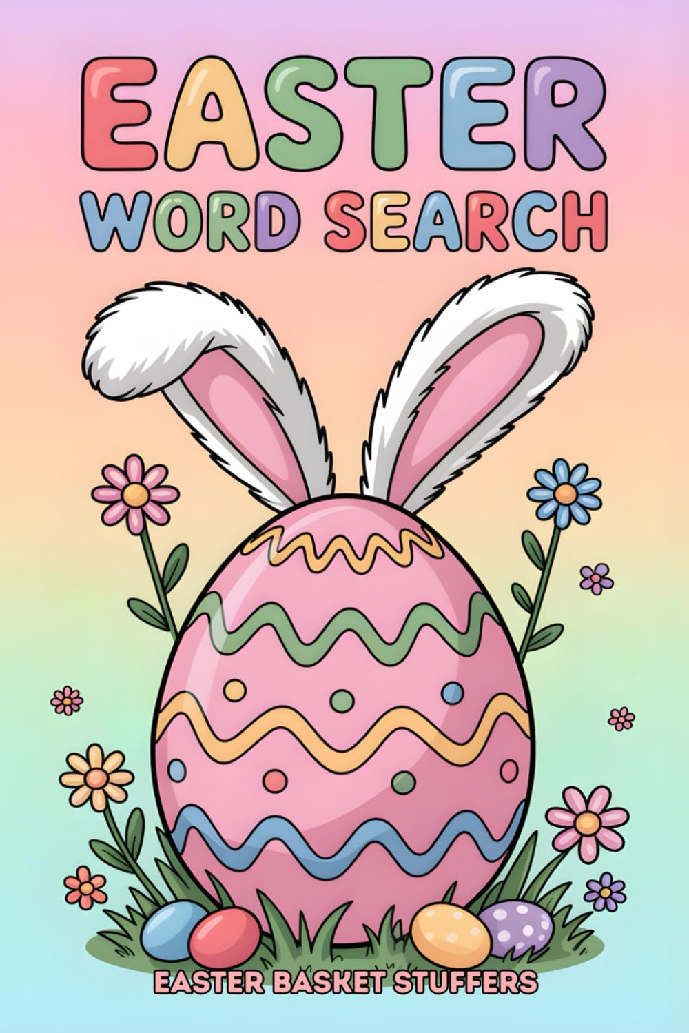 Easter Basket Stuffers: Word Search Book: 100 Holiday Puzzles for Teens and Adults with Festive Patterns and Full Solutions