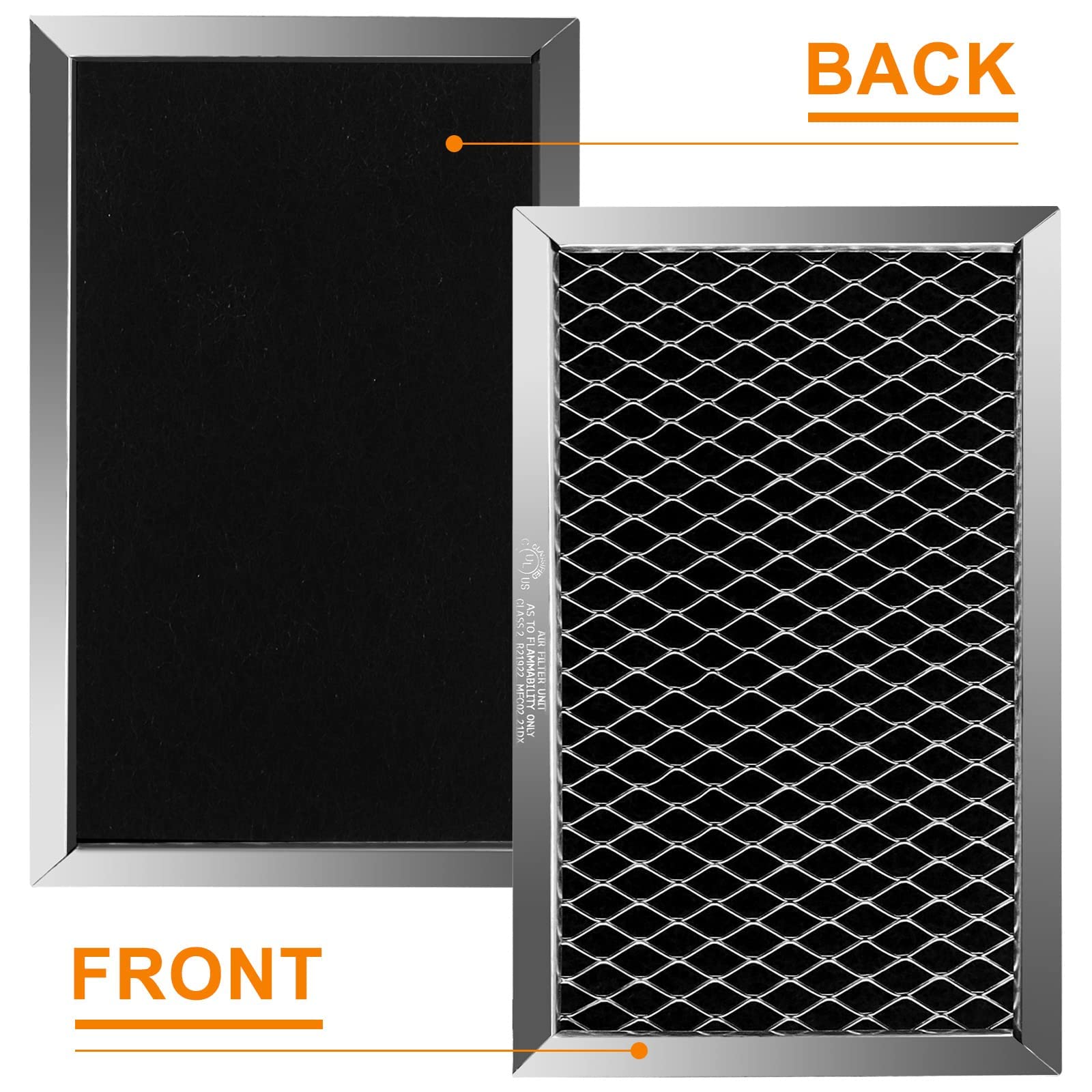 Amazon.com: 2 Pack JX81J WB02X11124 Microwave carbon filter