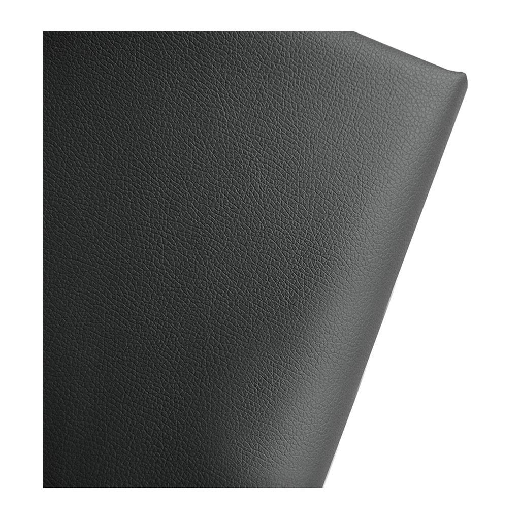 Tkanina PU Skóra 140 x 100 cm, sztuczna skóra, tapicerka, rękodzieło, DIY, szycie, sofa, torebka, fotel samochodowy, kokardki do włosów, dekoracje, czarna (ciemnoszara, 1,4 x 5 m)