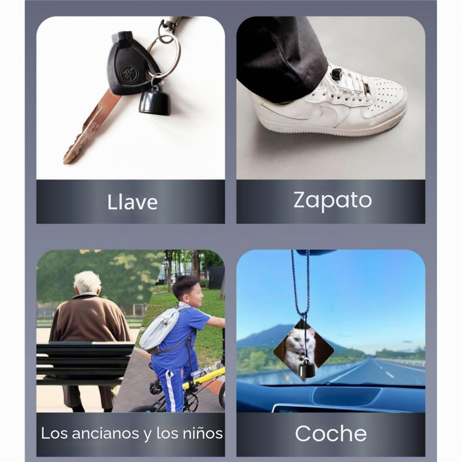 Collar Localizador GPS para Gato y Perro — Mini Localizador GPS para Gato – Seguimiento Mundial – sin Costos Adicionales – Compatible con iOS y Android – para Cualquier Collar – Localización