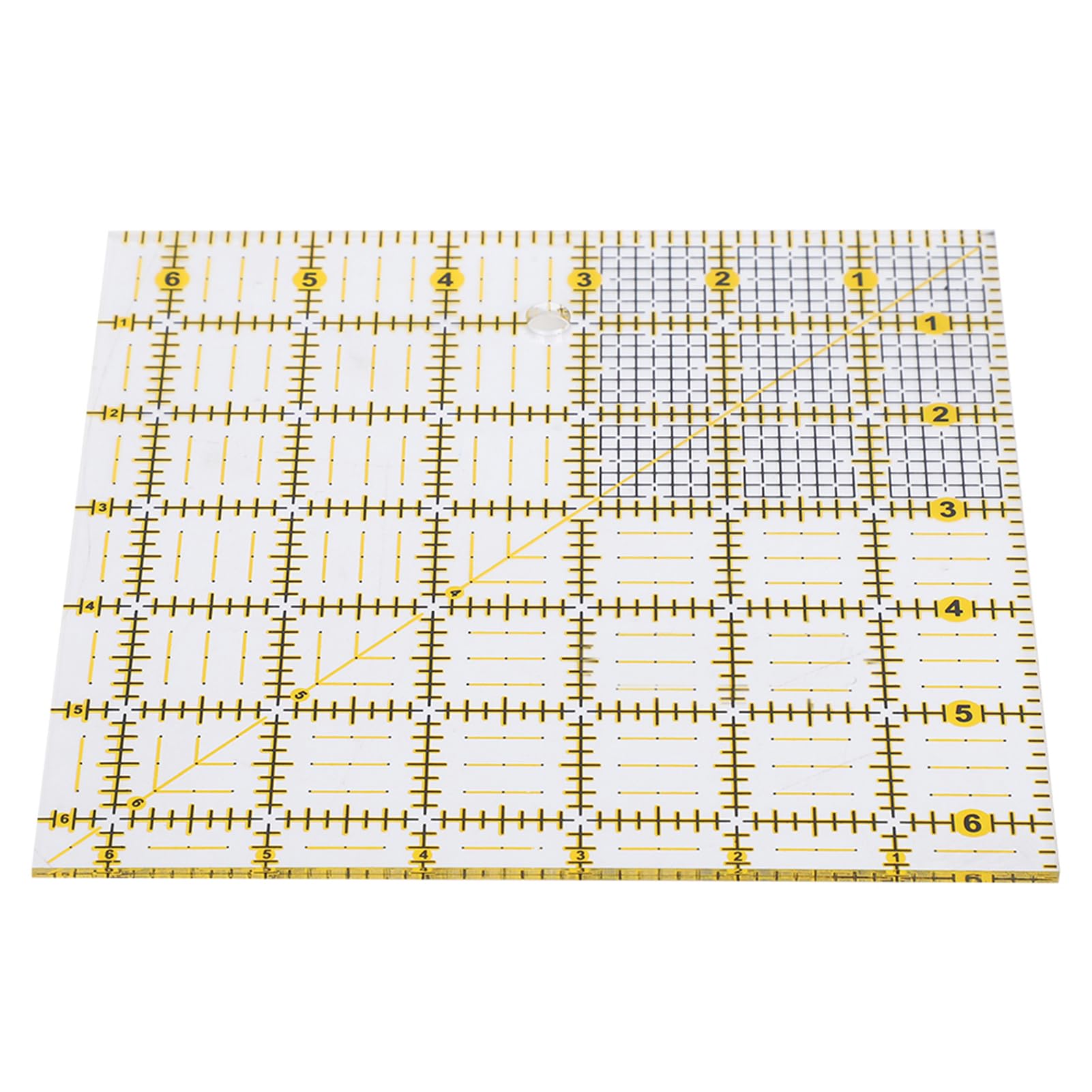 ANKROYU Règle de quilting, règle transparente, modèle rectangulaire pour patchwork acrylique, règle de couture domestique transparente, règle de quilting patchwork pour la coupe ANKROYU Règle de quilting, règle transparente, modèle rectangulaire pour patchwork acrylique, règle de couture domestique transparente, règle de quilting patchwork pour la coupe