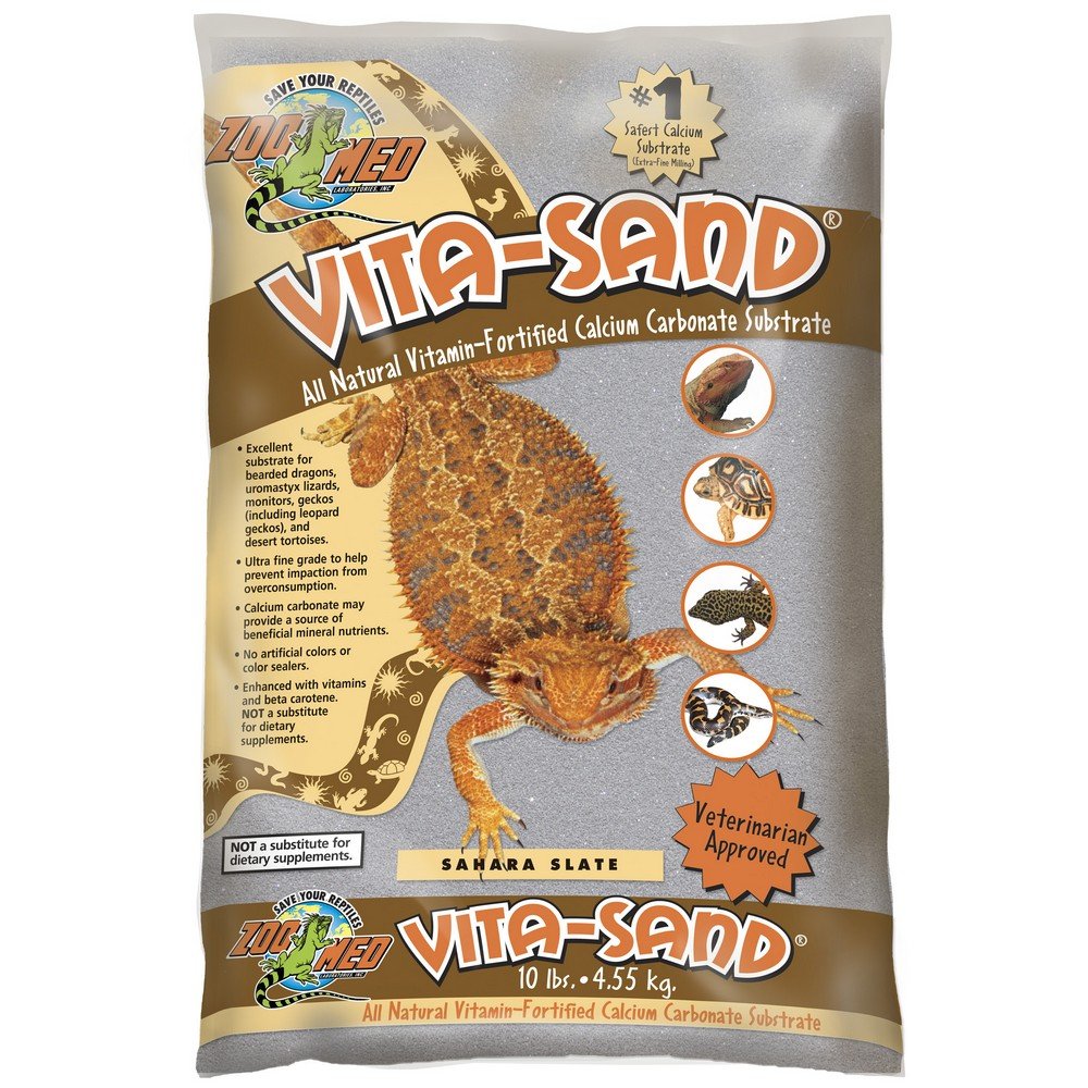 Zoo Med Vita Sand, 10 Pounds, Sahara Slate