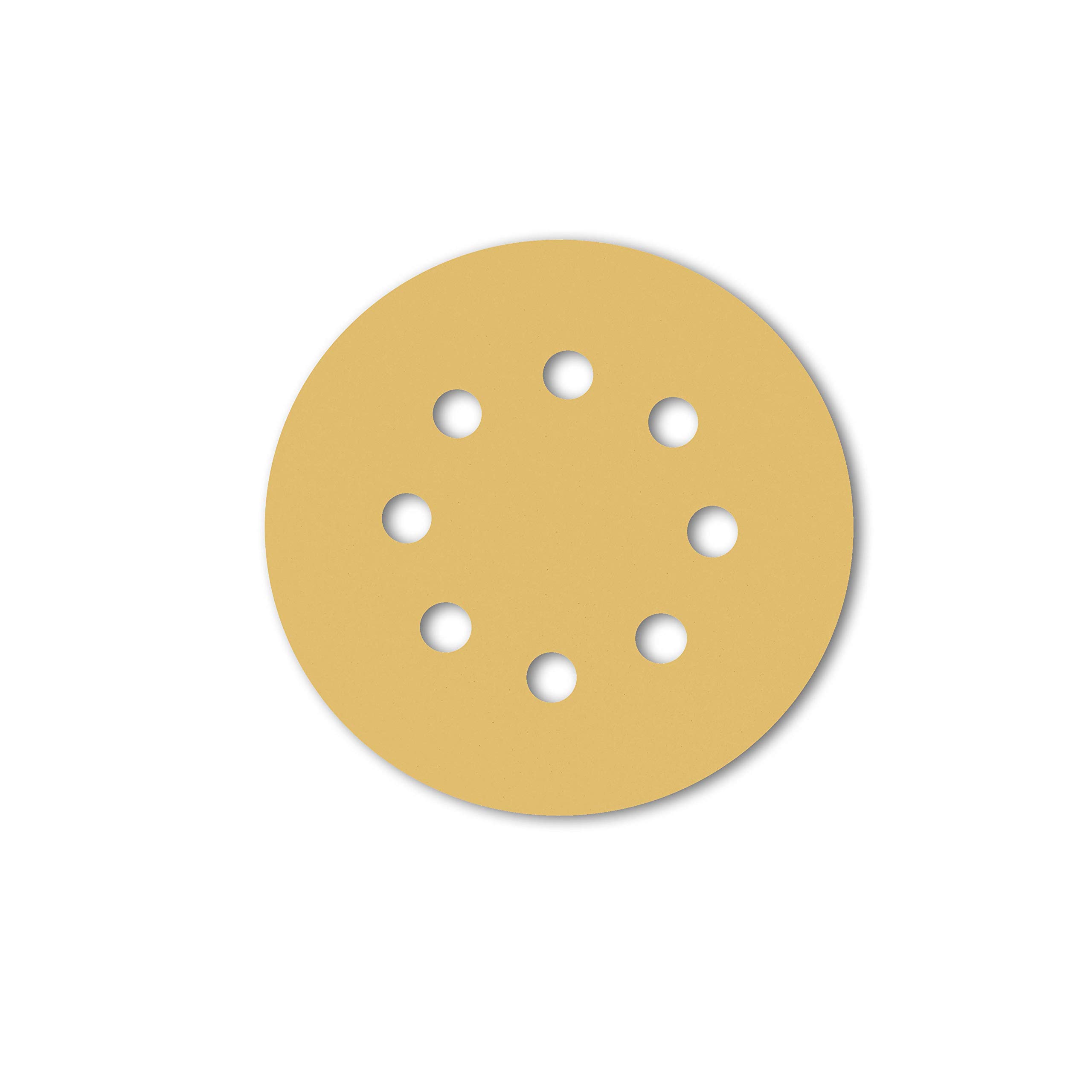 Starcke 514C2K - Discos abrasivos (125 mm de diámetro, 8 orificios, 100 unidades, grano 400, 100 unidades)