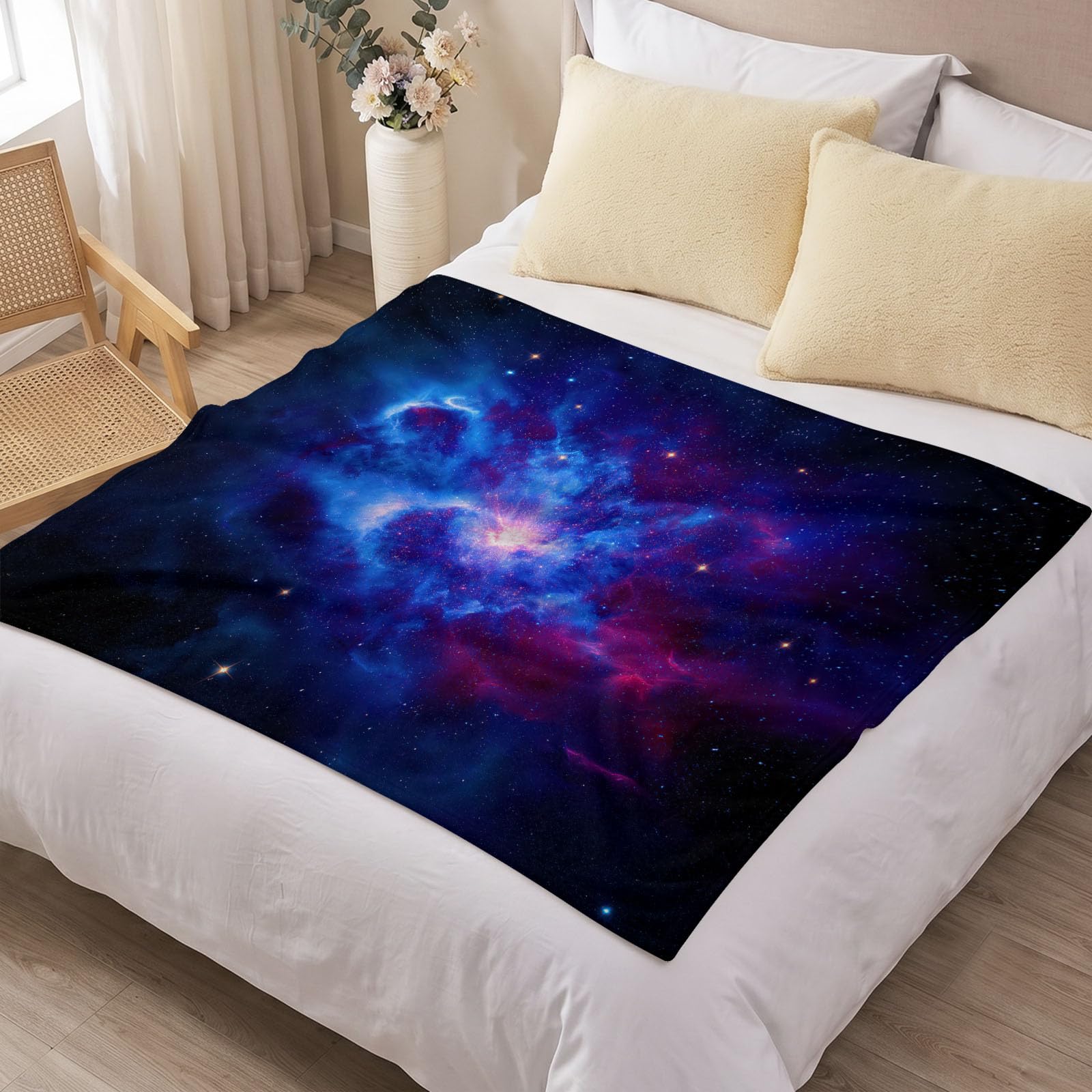 Koc narzuta Space 180 x 200 cm sofa łóżko kanapa koce