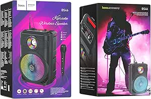Hoco BS46 - Mature outdoor Wireless Speaker, Wired Microphone ...