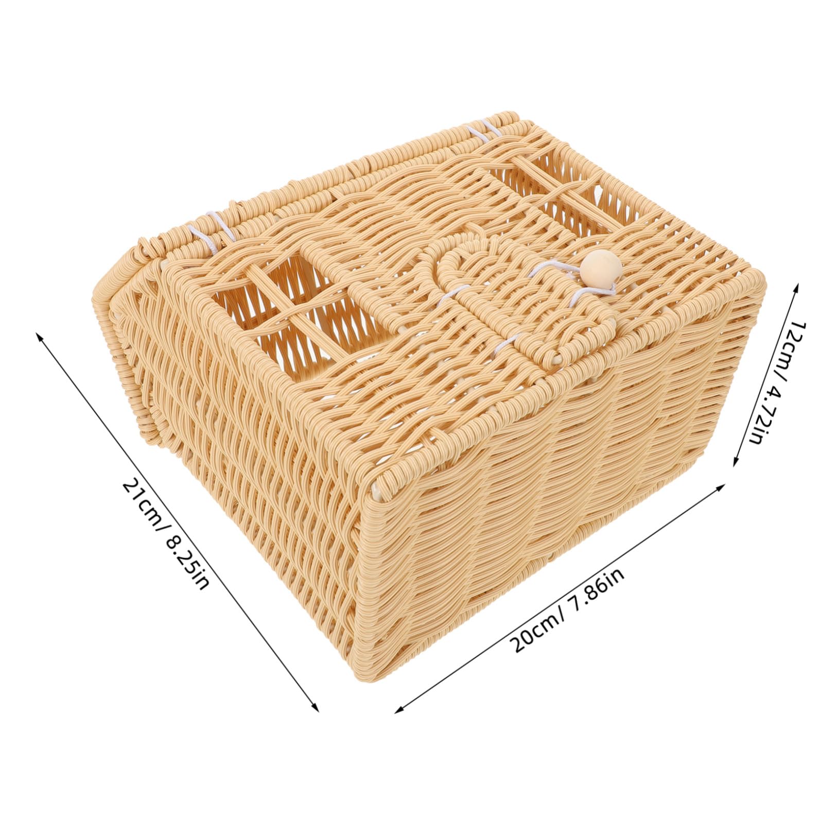 Cabilock Cesta Navideña Tejida Mano con Asa Cesta Pequeña Forma de Casa para Dulces y Regalos Diseño Práctico y Elegante para Fiestas y Shower