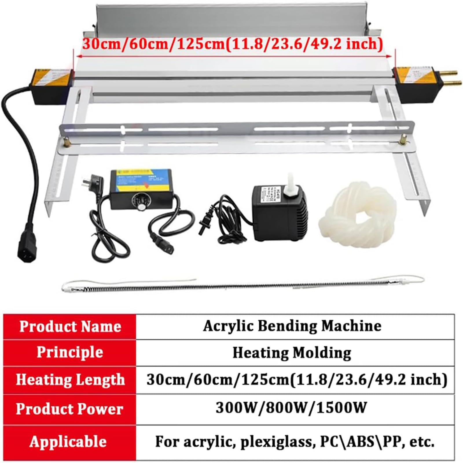 Piegatrice acrilica in PVC con staffa regolabile per posizionamento angolare di precisione, ideale per progetti di piegatura di fogli di plastica e artigianato
