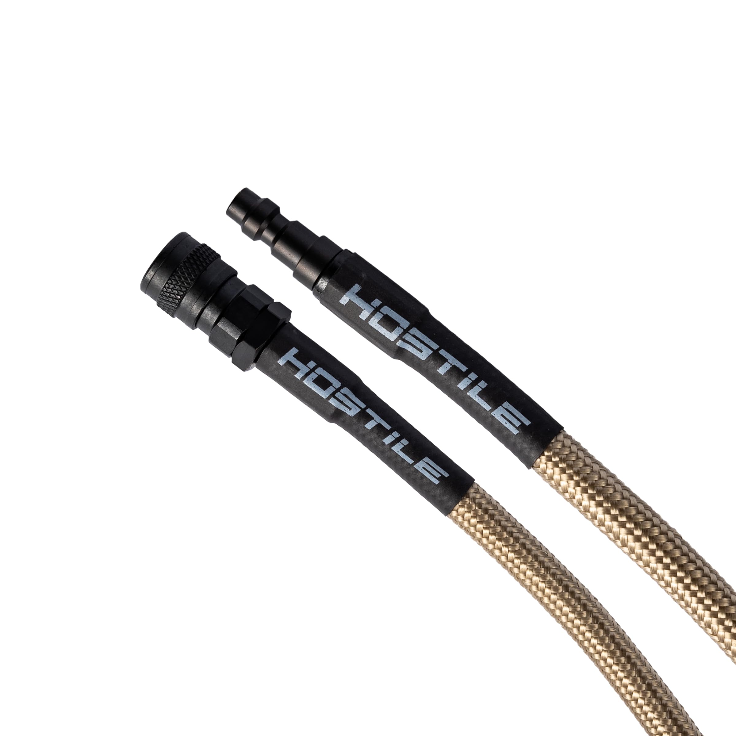 HK Army Hostile Airsoft Flex Line Schlauch 106,7 cm Schnelltrennung für HPA-Tanks (Gold)