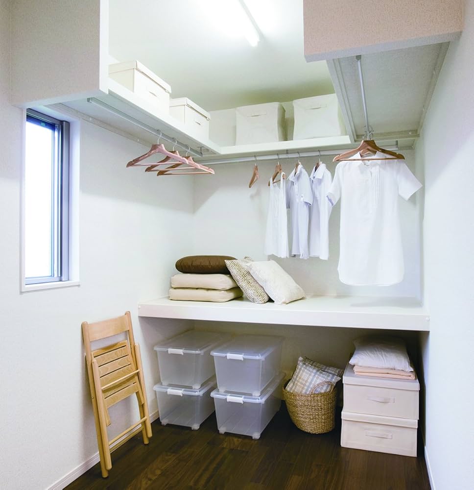 南海プライウッド 中段・枕棚セット シェルホワイト 押入れ収納・クローゼット収納 | 枕棚セット | 南海プライウッド