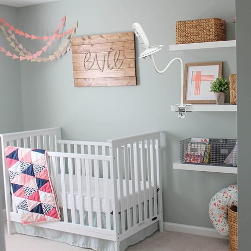 Miniatura 5 de Soporte universal para monitor de bebé para ANMEATE SM24, Arlo, Motorola, Owlet Cam y la mayoría de los monitores de bebé, soporte flexible para