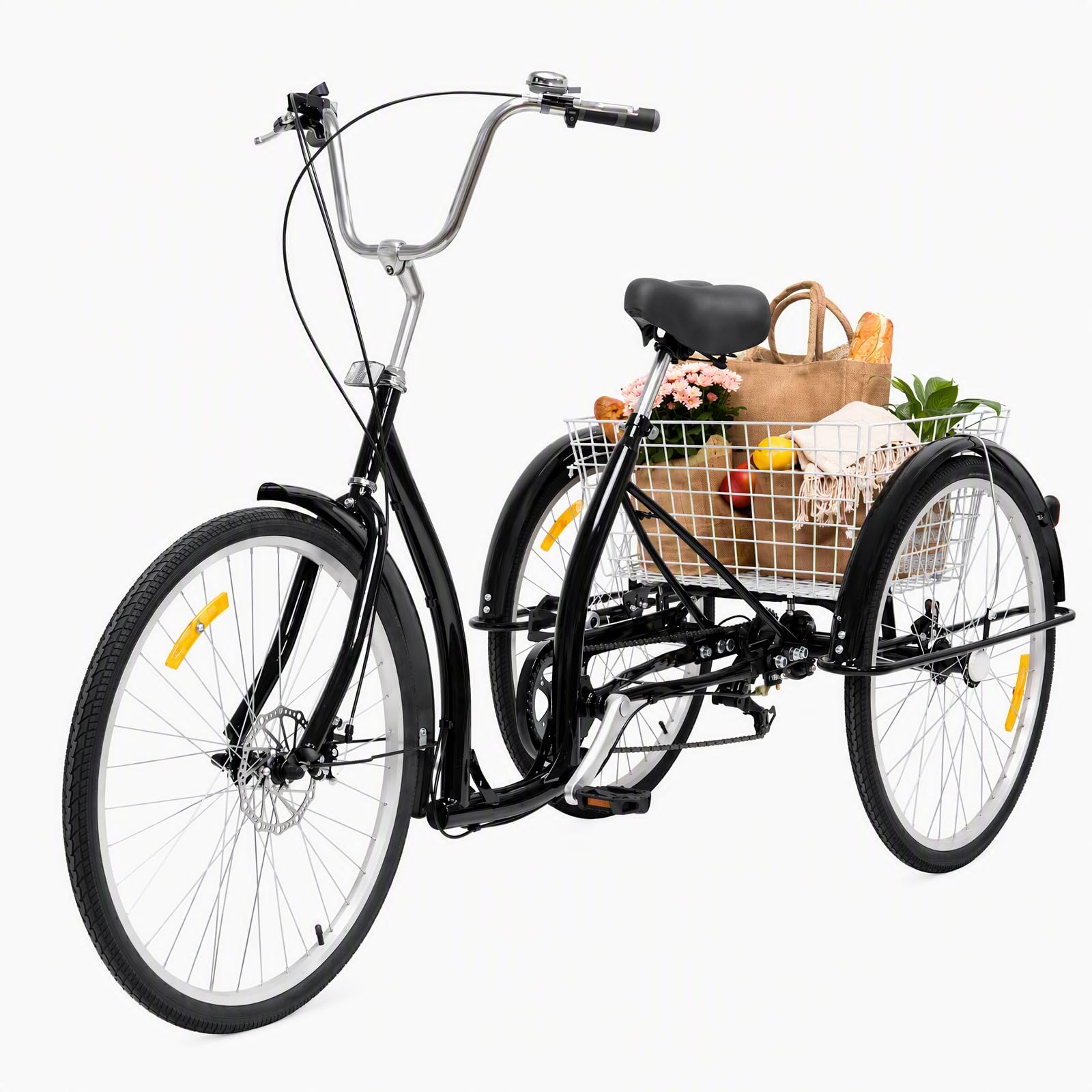fahrrad für 6 personen kaufen 26 Zoll 6-Gang Erwachsene Dreirad, 3 Räder Erwachsene Outdoor-Aktivitäten Tricycle Dreirädriges Fahrrad Senioren Städtisches mit Einkaufskorb, 120kg Tragfähigkeit Städte Radwege Schwarz Sport & Freizeit Mustang Goggles:Black Frame Clear Lens ESR für iPad Pro rec_kinder